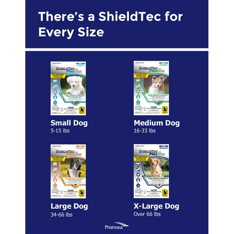 ShieldTec Plus Flea, Tick, and Mosquito Prevention for Small Dogs