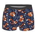 thumbnail image 4 of Goofa Cute Foxes Printed Men's Boxer Briefs Underwear, Moisture-Wicking Underwear, Trunk,Soft and Breathable Cotton Underwear-, 4 of 9
