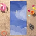 thumbnail image 5 of Zatoumnr Sky Beach Towel, Bath Towel Cushion, Beach Washcloth, Colorful and Soft Super Absorbent Perfect for Beach and Swimming Vacation Necessities Gifts Swim Towels, 5 of 8