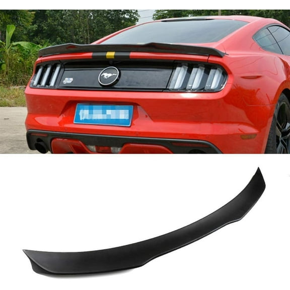 CCIYU Black ABS Rear Spoiler Wing for 2015 2016 2017 2018 2019 2020 for Ford Mustang Trunk Spoiler Wing
