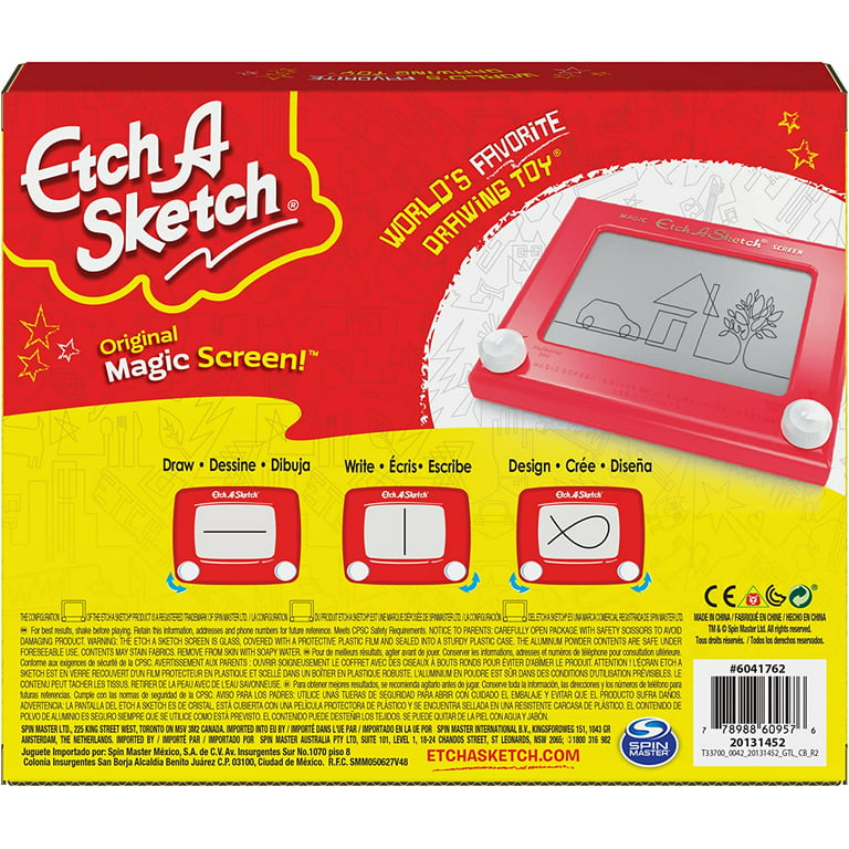 Etch A Sketch Pocket, Elf Special Edition, Original Magic Screen