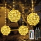 thumbnail image 1 of Guirnalda de luces navideñas Ollny, paquete de 4, 20 cm, blanco cálido, 200 LED, 1 of 7
