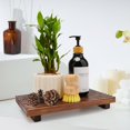 thumbnail image 4 of Bandeja de baño Renawe Farmhouse Wood con soporte para jabón, 4 of 7