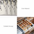 thumbnail image 6 of Placemats Set of 6, Grey Eucalyptus Woven Placemat, Linen Place Mats for Kitchen/Dining Tables, Farmhouse Weeping Leaves on Linen Washable Table Mats for Party, 6 of 8
