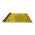 thumbnail image 2 of Ahgly Company Indoor Square Abstract Yellow Modern Area Rugs, 8' Square, 2 of 4