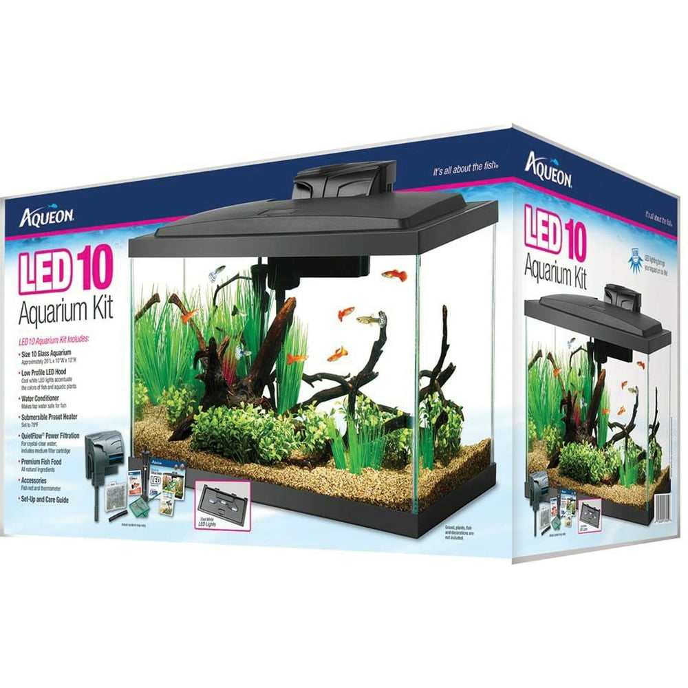 AQUEON LED AQUARIUM KIT 10G 1
