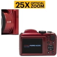 thumbnail image 3 of Kodak PIXPRO AZ255  Digital Camera (RED) 16MP 25X Optical Zoom 24mm Wide Angle Lens Vlogging Camera Plus a Free Vidpro USB 2.0 Card Reader, 3 of 10