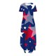 thumbnail image 5 of Vestidos de Verano de Mujer Casual Cuello Redondo Bolsillos de Manga Corta Impresión Vestido Largo, Vestido Ligero de Poliéster para Diario, Fiesta Y Primavera, 5 of 6