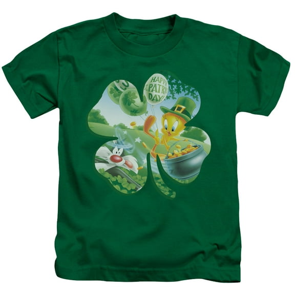 Looney Tunes - Tweety Shamrock - Juvenile Short Sleeve Shirt - 4