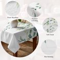 thumbnail image 5 of Sage Green Eucalyptus Leaves Table Cloth Waterproof Tablecloths, Farmhouse Spring Botanical Tablecloth Dining Table Cover for Kitchen Party Tabletop Outdoor, Rectangle Tablecloth 52x70 Inch, 5 of 9