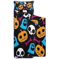thumbnail image 2 of Colorful Halloween Elements Pattern Toddler Nap Mats for Kids Preschool,59"x22" Sleeping Mat Bag or Kids,Toddler Sleeping Bag,Toddler Nap Mat or Daycare, 2 of 6