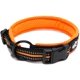 thumbnail image 3 of Collar reflectante ajustable para perros, nailon resistente, collares acolchados y cómodos para mascotas (naranja, S), 3 of 4