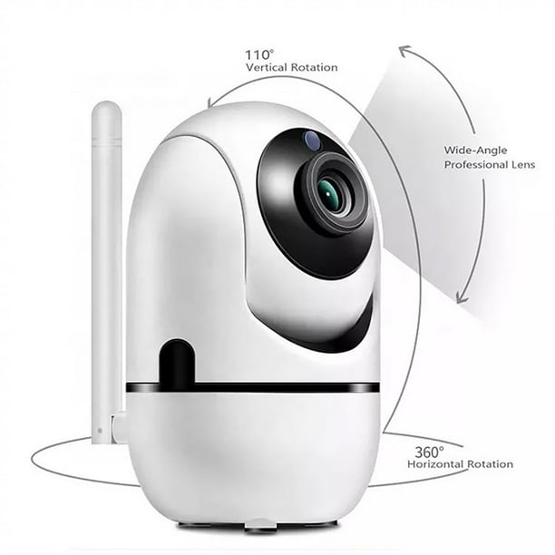 Cámara de vigilancia de alta definición con red Wifi, inteligente, móvil, visión nocturna, monitoreo inteligente, comunicación en tiempo real, cámara web HD 1080P panorámica a todo color.