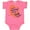 Hot Pink, variant on Inktastic I Wear Orange for My Aunt Multiple Sclerosis Awareness Boys or Girls Baby Bodysuit