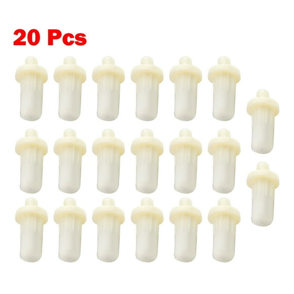 Luckyn Spring Loaded Replacement Pins for Plantation Shutter Louver Repair Pin White 20 Pcs