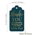 thumbnail image 5 of Inkdotpot Real Gold Foil Thank You For Celebrating The Mother To Be Baby Shower Tags Favor Hang Paper Tags 100 Pieces, 5 of 6