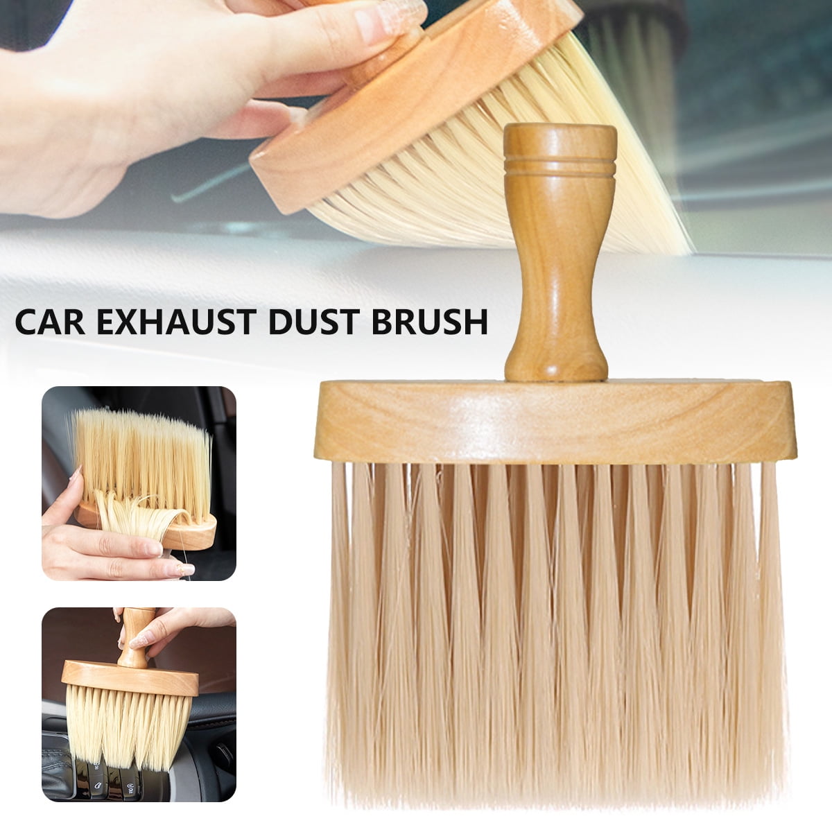 NKTIER Air Conditioner Condenser Fin Cleaning Brush,Wet and Dry Use Air