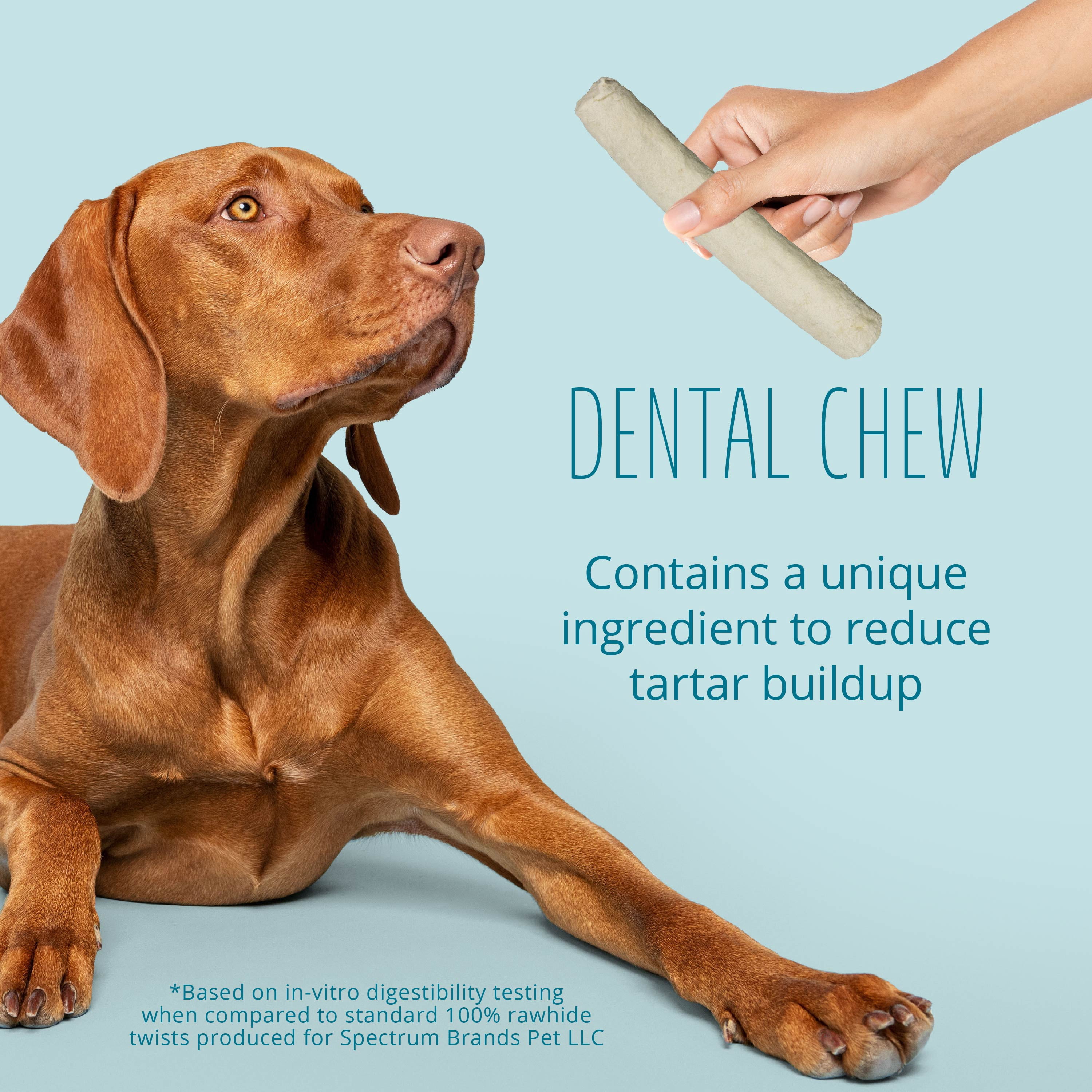 Better Belly Dental Large Rolls 4 Count, Highly Digestible Rawhide