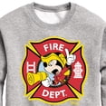 thumbnail image 3 of Disney - Firefighter Mickey - Fire Dept. Alarm - Toddler & Youth Crewneck Fleece Sweatshirt, 3 of 5