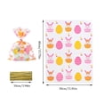 thumbnail image 3 of CaiYueKe 30 Pcs Easter Candy Bags Gift Packaging Plastic Party Favor Treat Bags with Ribbon for Holiday Festival Goodie Bags Bunny Egg Themed Reusable Decorative, 3 of 6