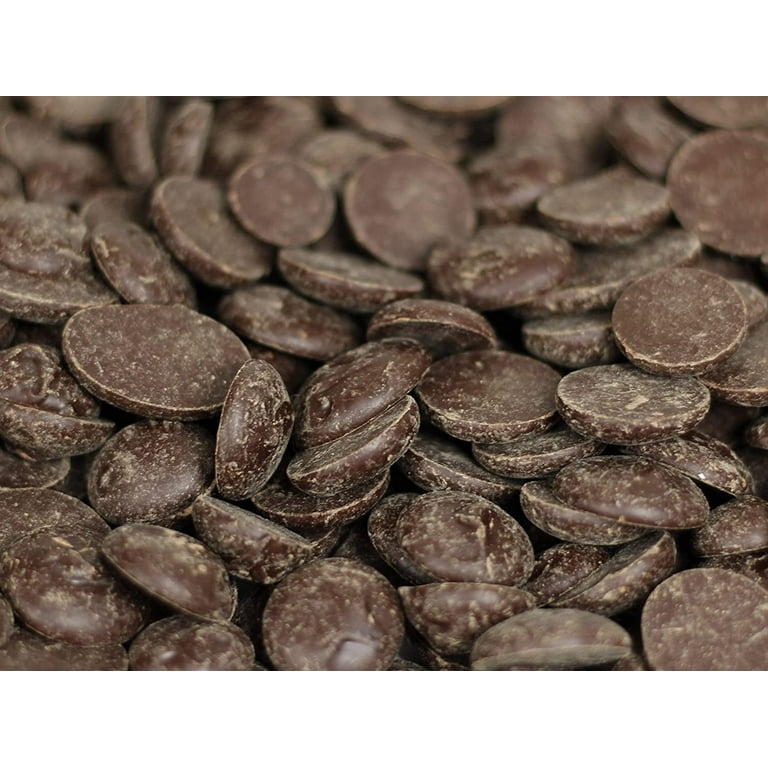 Its Delish Real Dark Chocolate Discs - 3 Lbs Bulk, Semi Sweet, Vegan, Kosher, For Baking & Melting