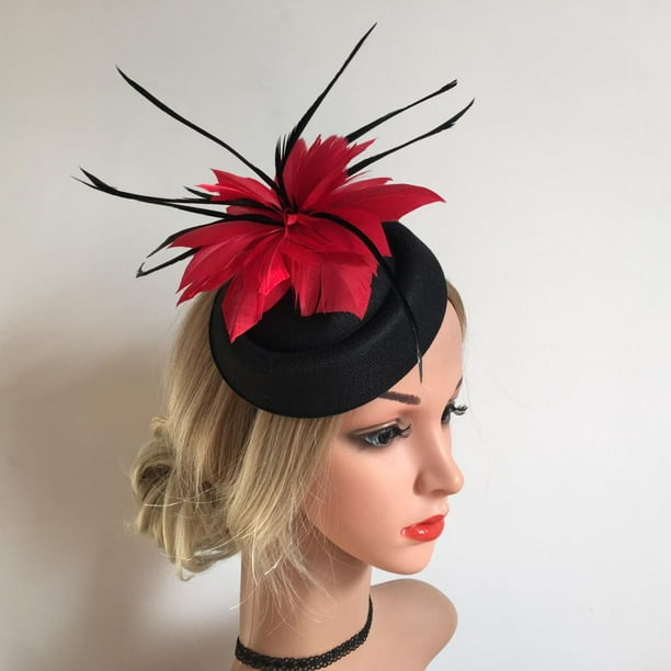 Fascinator Mesh Hat Cocktail Tea Party Headwear Fascinators Derby Hat for Ladies Hat