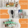 thumbnail image 3 of Organizador de esquina para baño SUNZOS de 3 niveles con soporte para maquillaje, 3 of 6