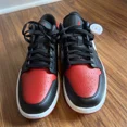 thumbnail image 3 of Ni - ke NEW Ni - ke Air Jordan 1 Low Shoes Bred Size 13, 3 of 5