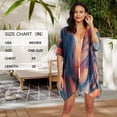 thumbnail image 3 of Women's Swimsuit Loose Cover Up Casual Top Printed Kimono Cardigan, 3 of 5