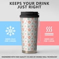 thumbnail image 4 of Floral 18oz Double Drinking Coffee Mug – Vacuum Insulated Stainless Steel Travel Cup with Leakproof Lid, 316 Steel Thermos Tumbler for Hot & Cold Beverages,Thanksgiving,Christmas, Spring,Flower, 4 of 6