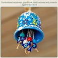 thumbnail image 3 of Uxcell 200 Pcs 6mm Evil Eye Beads, Resin Turkish Evil Eye Charm Handmade Round Beads Loose Spacer Beads Great for DIY Art Craft Bracelet Necklace Earrings Making (Red), 3 of 5