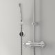 thumbnail image 5 of Soporte de ducha de baño Soporte de cabeza de baño de ducha de perforación libre Estante de base fija, 5 of 6