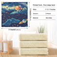 thumbnail image 3 of Kitchen Dish Towels Soft Absorbent Dish Cloths 11"x11" Space Pixel Style 6 Packs, 3 of 9