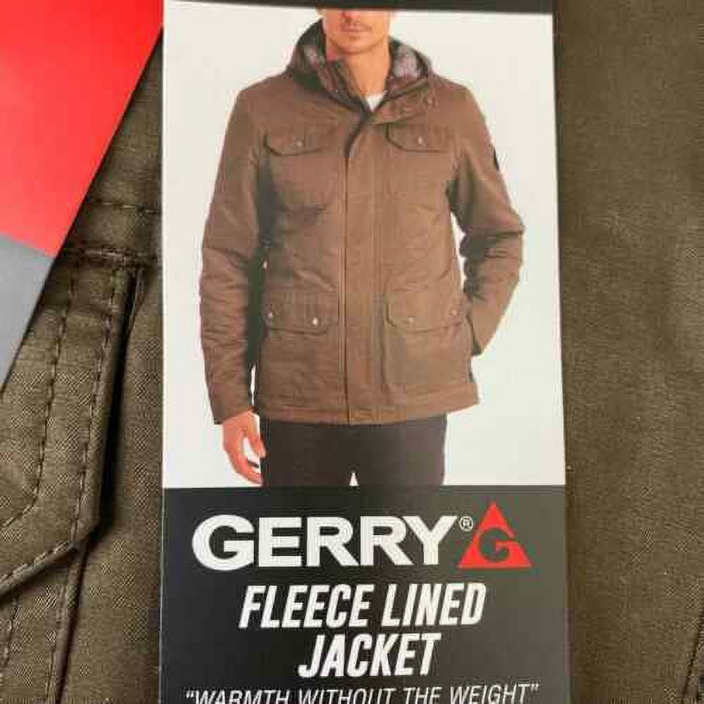 Gerry Mens Ridge Barn Coat Fleece Lined Hooded Jacket Walmart