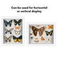 thumbnail image 3 of Americanflat 8x10 Shadow Box Frame with Shatter-Resistant Glass Silhouette Collection Large Display - White, 3 of 8