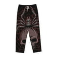 thumbnail image 4 of Daiia Spider with Skull Women's Sleep Pant with Pockets and Drawstring,Pajama Pants-XX-Large, 4 of 9