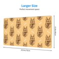 thumbnail image 2 of Bingfone German Shepherd Dog Large Gaming Mouse Pad,Extended Desk Mousepad with Stitched Edges,Non-Slip Base,Water Resist Keyboard Pad for Gamer, Office & Home, 29.5 x 16 in, 2 of 6