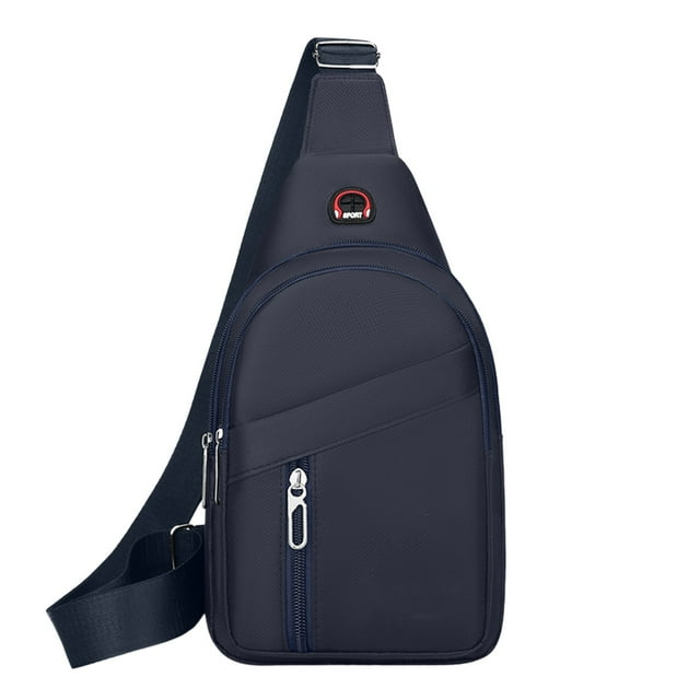 Mens Casual And Fashionable Chest Bag With Large Storage Capacity Thickened Thickened High Density Fabric Multifunctional Waterproof Chest Bag