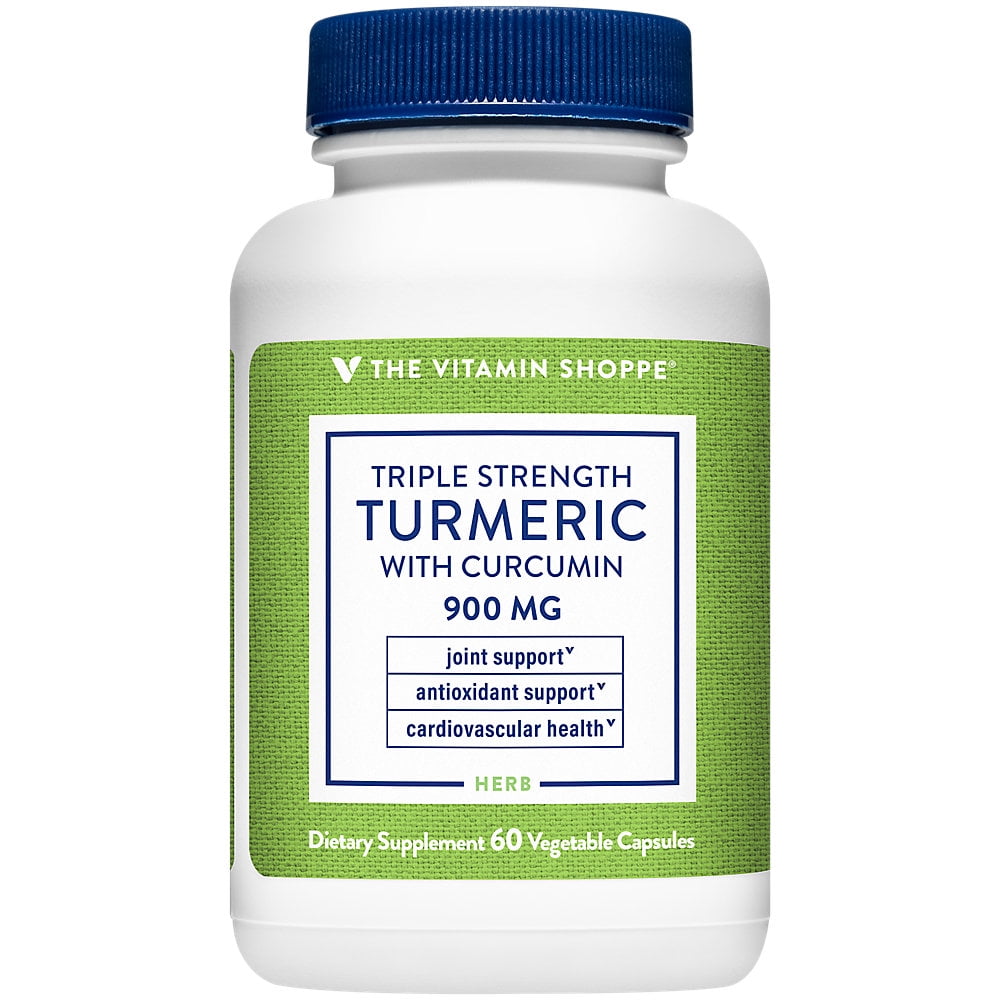 The Vitamin Shoppe Triple Strength Turmeric with Curcumin 900mg