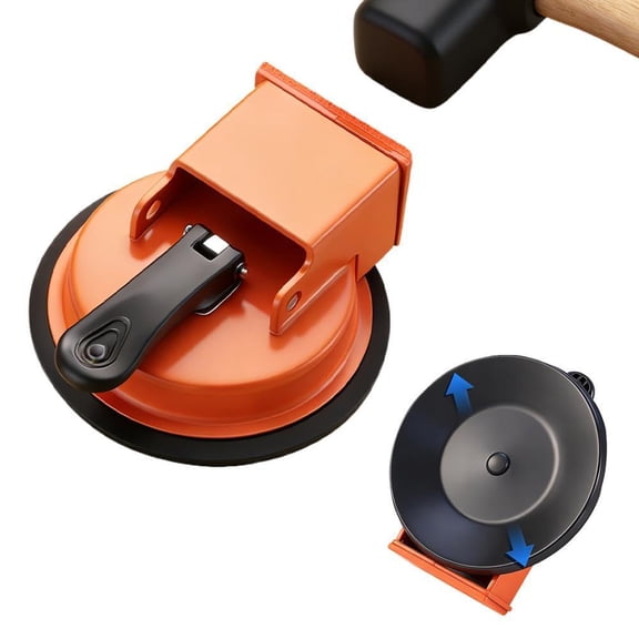 Heavy Duty Floor Suction Cup Tool - Adjustable Handle Laminate Floor Repair & Installation Grabber, Professional Vacuum Lifter for Tiles and Flooring Slats with Reinforced Grip