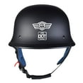 thumbnail image 4 of AHR RUN-G DOT Motorcycle Helmet Half Half Face Cruiser Chopper Biker Scooter Retro Matte Black S, 4 of 10