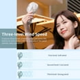 thumbnail image 2 of Yoobao Y-F3 USB Fan Rechargeable Handheld Mini Fan Desktop 3-level Small Fans Electrical Fan White, 2 of 8