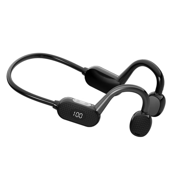 Labymos VG07 Intelligent BT Earphones Noise Reduction Waterproof Sweatproof Wirelessly Stereo Sports Headset with LEDs Digital Screen