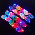 thumbnail image 5 of 10 piezas de pajarita de lentejuelas con luz Led, pajaritas ajustables para fiesta, 5 of 5