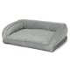 thumbnail image 1 of Cama para perros Orvis Comfortfill-Eco Bolster Plush Grey Tweed M, 1 of 1