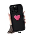 thumbnail image 2 of Luxury Cute 3D Love Heart Silicone Phone Case For iPhone 16 15 13 12 11 14 Pro Max X XR XS 16 Plus Shockproof Candy Back Cover, 2 of 5
