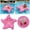 Pink, variant on 4.6FT Inflatable Water Float Bed for Pools â Outdoor Lounger with Raised Edges, Quick Inflation, Comfortable Floating Mattress for Pool Parties & Water Parks