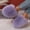 Purple, variant on Womens Fuzzy Slipper Big Faux Fur Soft Fashion Non Slip Comfortable House Shoes Comfy Gift Dark Blue 9-9.5