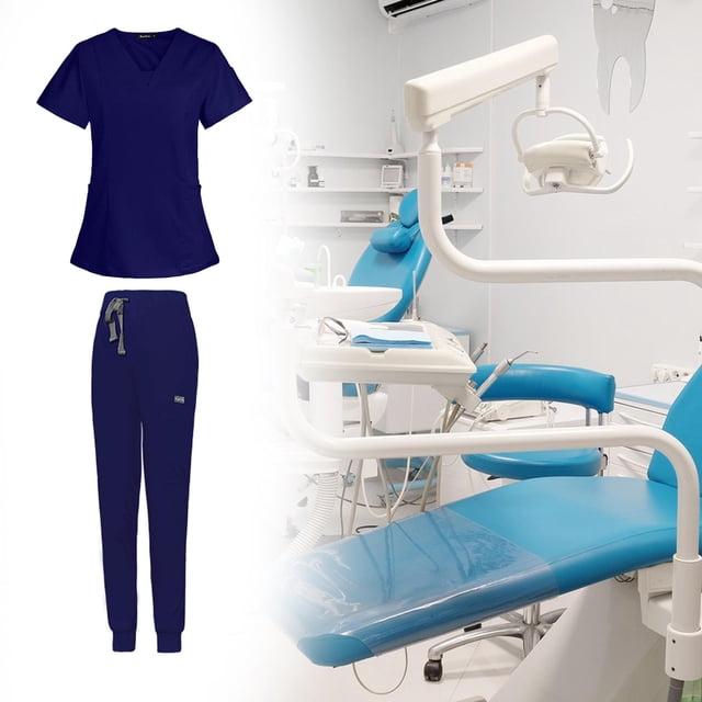 Uniforme de enfermería, pantalón con cordón, cómodo traje de Jogger Unisex, para quirófano, cosmetología, accesorios para peluquero de Fernando Pantalones superiores