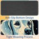 thumbnail image 4 of Alfombrilla de ratón con diseño de perro pastor de estrellas con base de goma antideslizante, cuadrada, protector para portátil, almohadillas de escritura, alfombrilla de ratón para juegos, 4 of 7